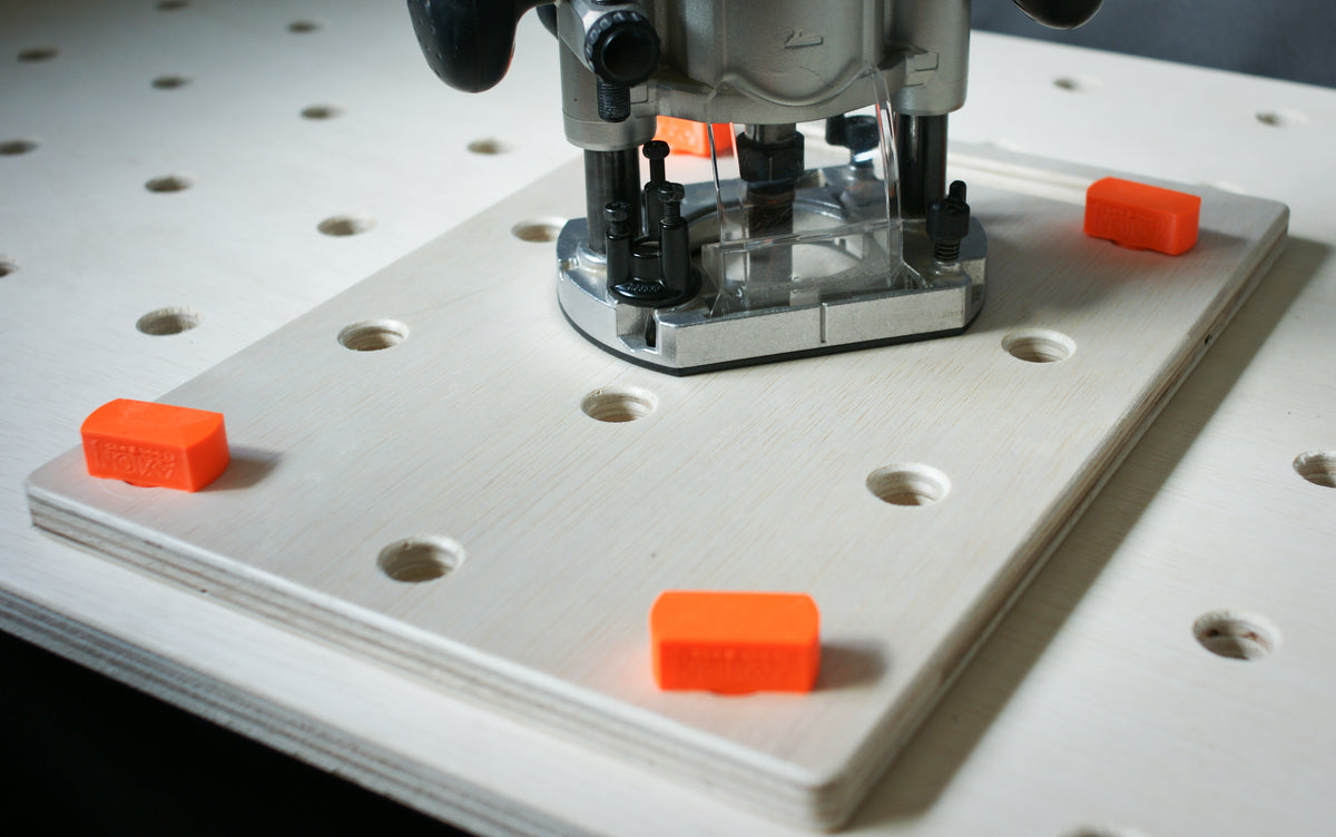 Axion Multi-Function Table Template - make your own MFT-style table top, including alignment dogs